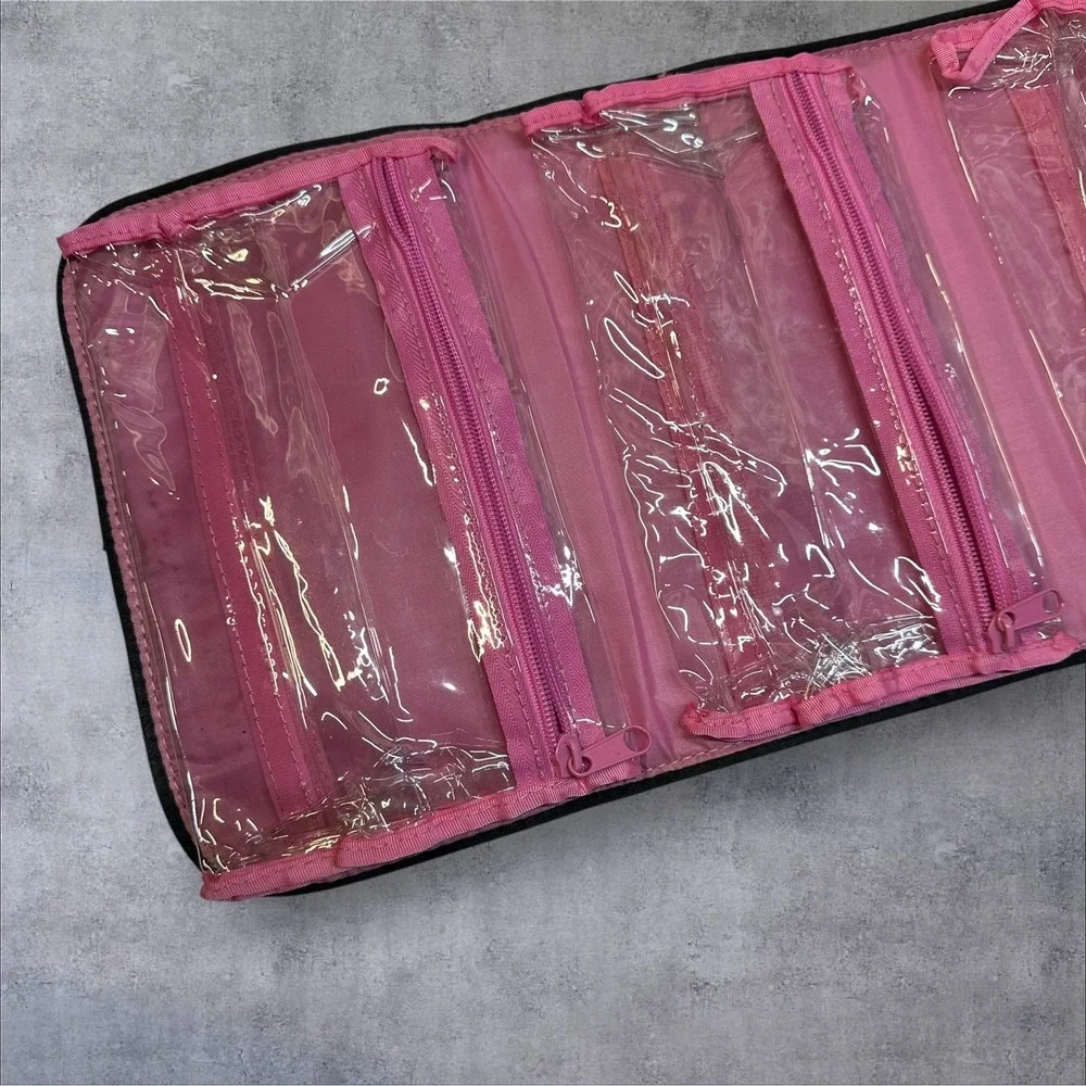 Mary Kay Roll Up Hanging Cosmetic/Toiletries Travel Bag with 4 Removable Pouches